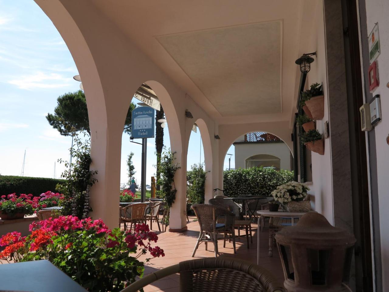 Hotel Sette Archi Bocca di Magra Kültér fotó